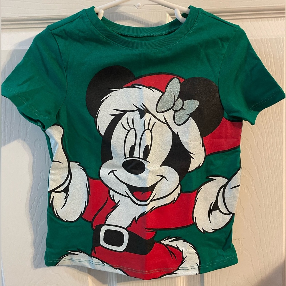 Disney Minnie Mouse Santa T-Shirt Toddler 3T